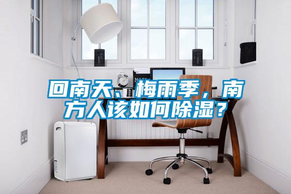 回南天、梅雨季，南方人該如何除濕？