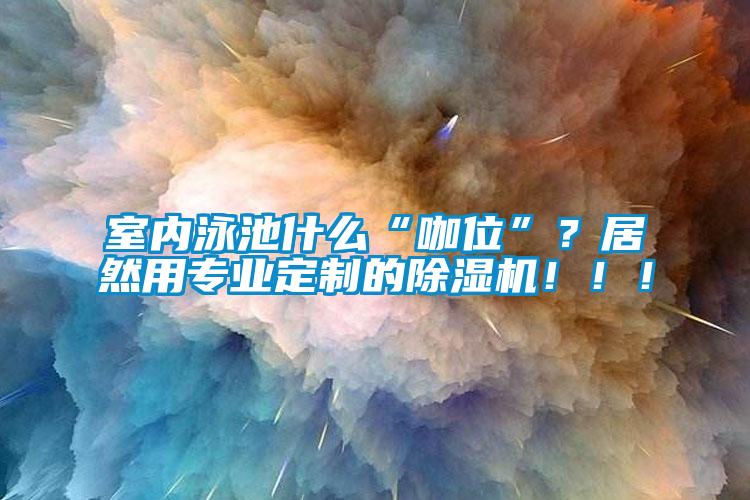 室內(nèi)泳池什么“咖位”？居然用專(zhuān)業(yè)定制的除濕機(jī)！！！