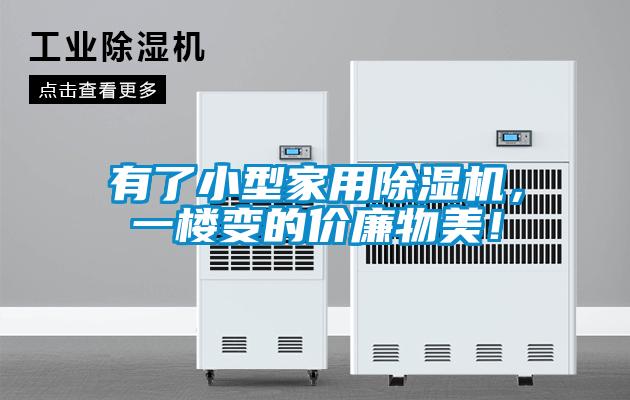 有了小型家用除濕機，一樓變的價廉物美！