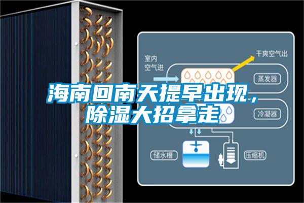 海南回南天提早出現，除濕大招拿走