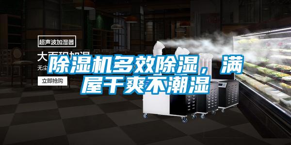 除濕機多效除濕，滿屋干爽不潮濕
