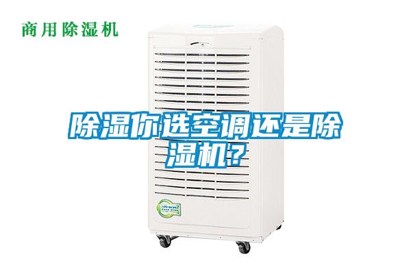 除濕你選空調還是除濕機？