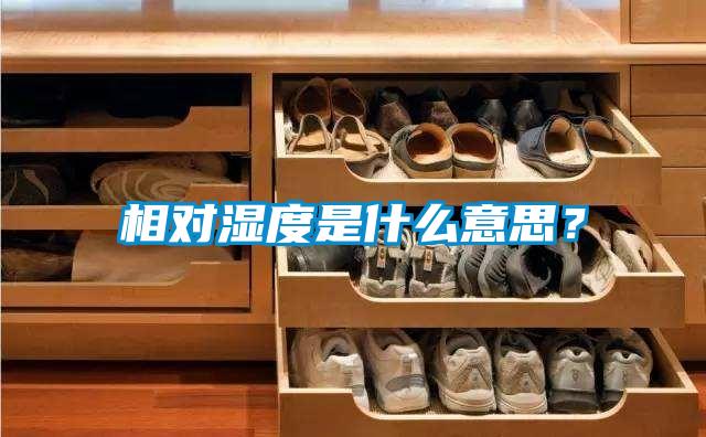 相對(duì)濕度是什么意思？