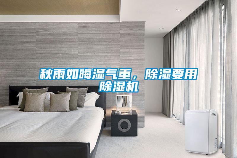 秋雨如晦濕氣重，除濕要用除濕機(jī)