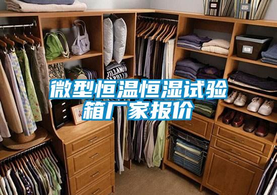 微型恒溫恒濕試驗(yàn)箱廠家報價