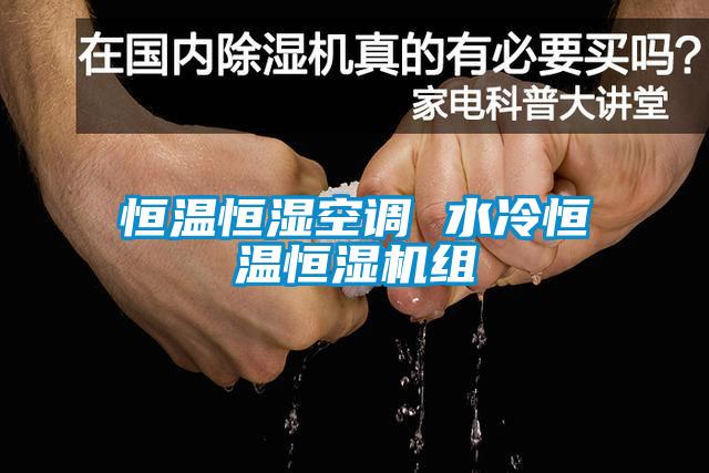 恒溫恒濕空調(diào) 水冷恒溫恒濕機組