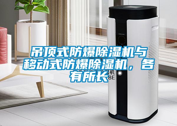 吊頂式防爆除濕機與移動式防爆除濕機，各有所長