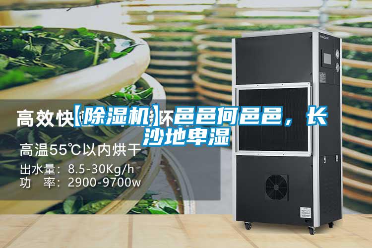 【除濕機】邑邑何邑邑，長沙地卑濕