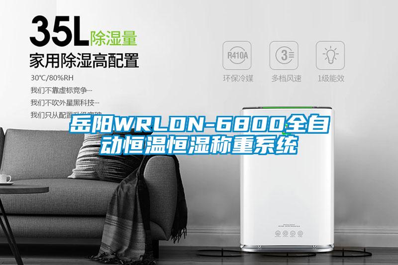岳陽(yáng)WRLDN-6800全自動(dòng)恒溫恒濕稱(chēng)重系統(tǒng)