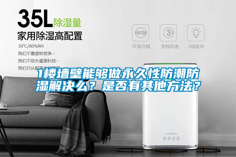 1樓墻壁能夠做永久性防潮防濕解決么？是否有其他方法？