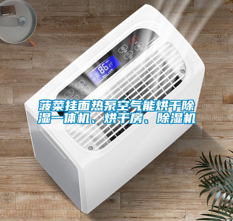 菠菜掛面熱泵空氣能烘干除濕一體機(jī)、烘干房、除濕機(jī)
