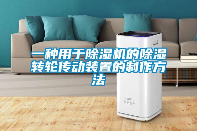 一種用于除濕機(jī)的除濕轉(zhuǎn)輪傳動裝置的制作方法