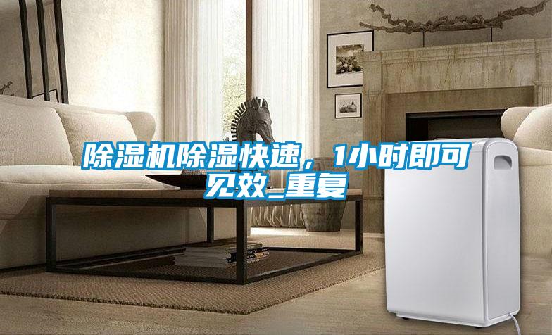 除濕機(jī)除濕快速，1小時即可見效_重復(fù)