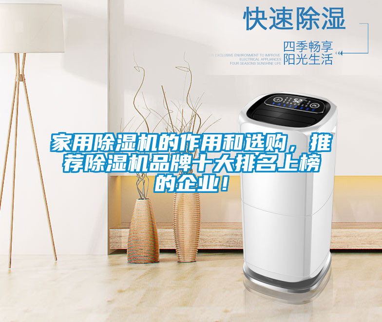 家用除濕機(jī)的作用和選購，推薦除濕機(jī)品牌十大排名上榜的企業(yè)！