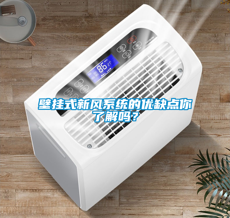 壁掛式新風(fēng)系統(tǒng)的優(yōu)缺點(diǎn)你了解嗎？
