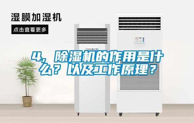 4, 除濕機的作用是什么？以及工作原理？
