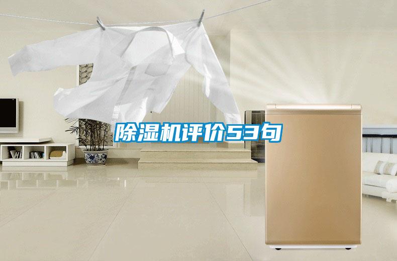 除濕機(jī)評價(jià)53句