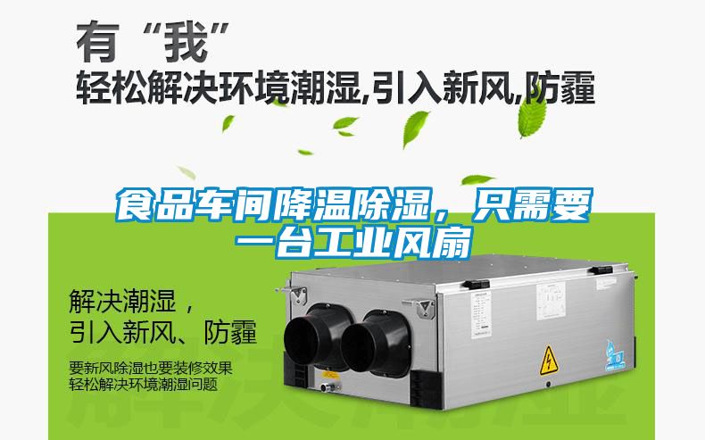 食品車間降溫除濕，只需要一臺工業(yè)風(fēng)扇