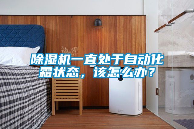 除濕機一直處于自動化霜狀態，該怎么辦？