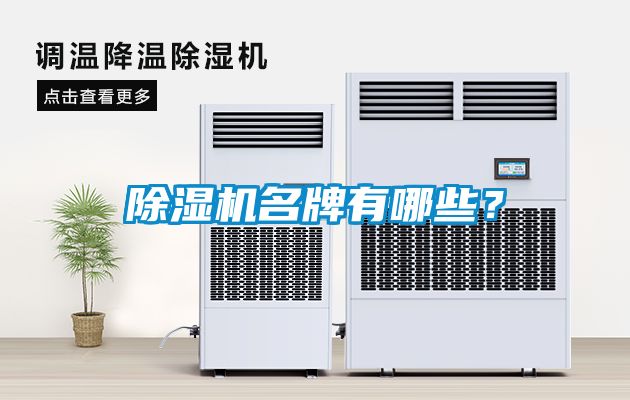 除濕機名牌有哪些？