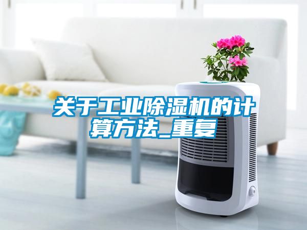 關于工業(yè)除濕機的計算方法_重復