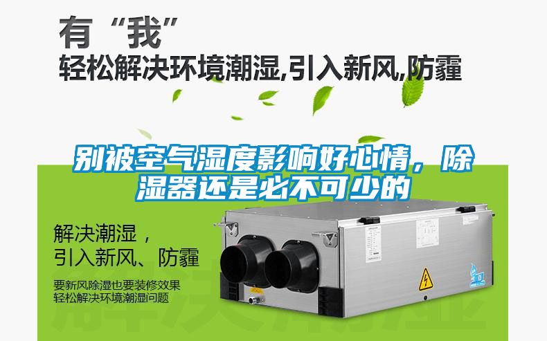 別被空氣濕度影響好心情，除濕器還是必不可少的